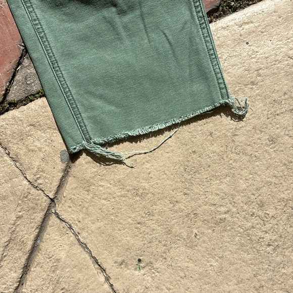 PATCH POCKET PRIVATE ANKLE FRAY-army 
MOTHER DENIM - Picture 7 of 11